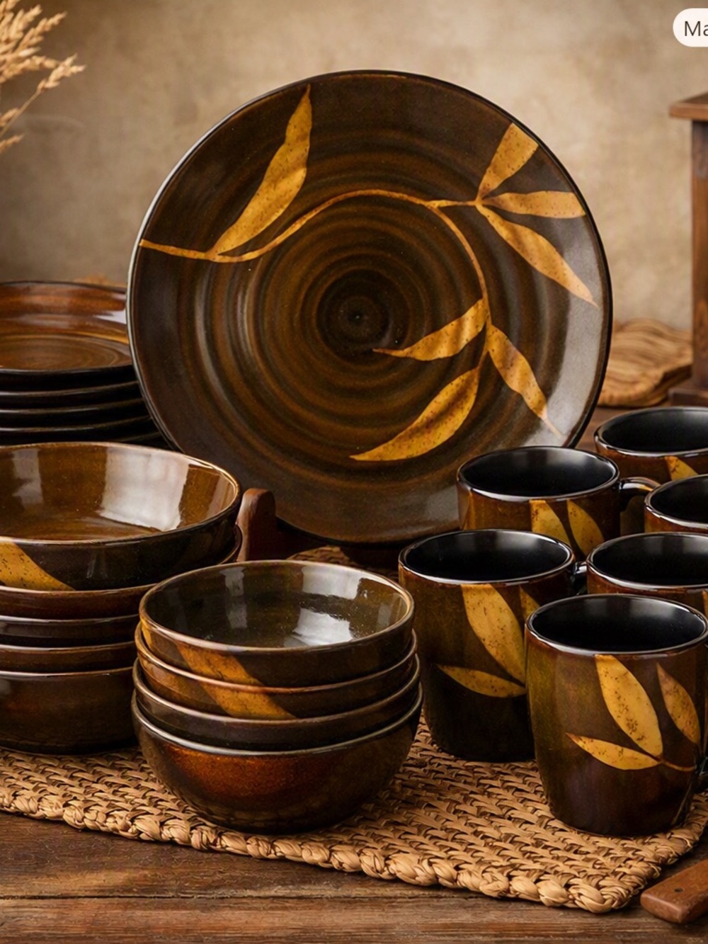Pfaltzgraff Dakara Stoneware Set — Pier 1 Imports — Excellent Condition